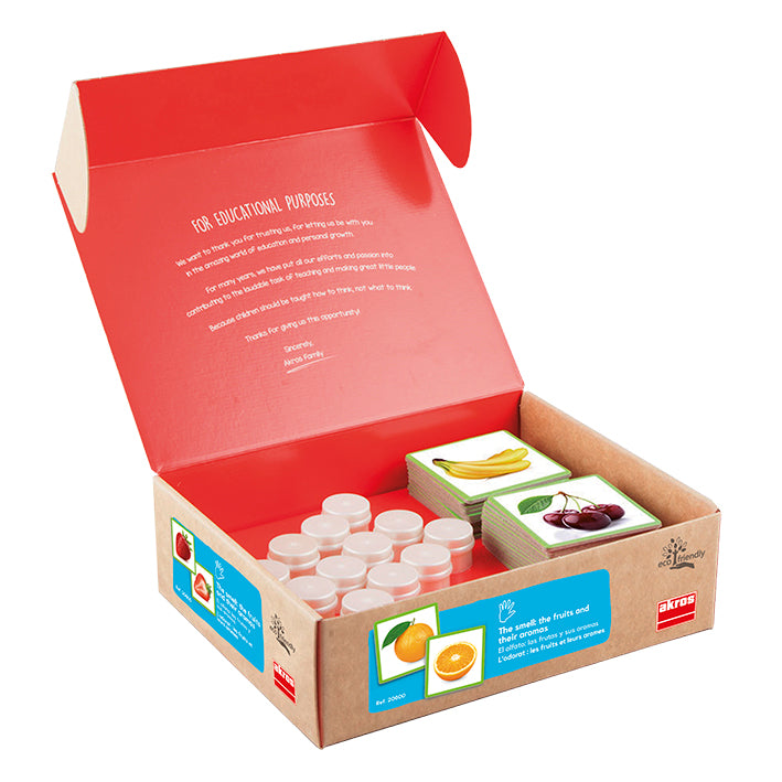 Jogo do Olfato: frutas e seus aromas