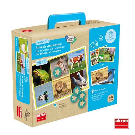 Bingo sons de animais e da natureza
