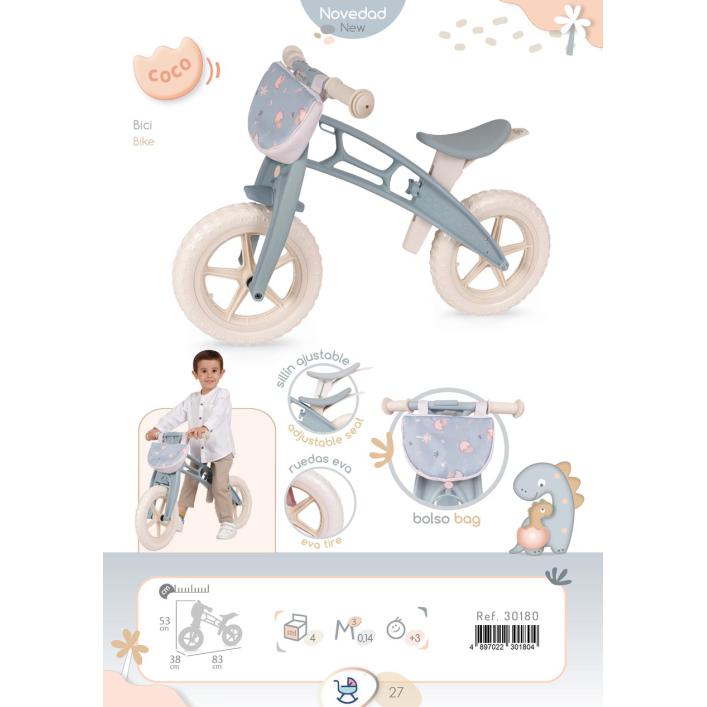Bicicleta Balance com Pneus EVA da Cuevas