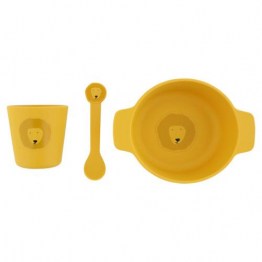 Conjunto de Refeição em Silicone - Mr. Lion- Trixie