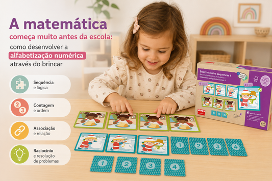 A matemática começa muito antes da escola: como desenvolver a alfabetização numérica através do brincar