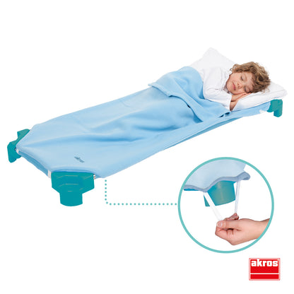 Lençóis Térmicos Tipo Saco Cama para Catre de Creche e Jardim de Infância — 130 × 60 cm, Anti-Borbotos e Laváveis