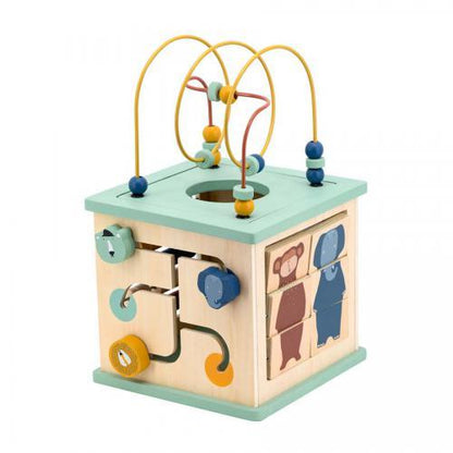 Cubo de Atividade 5 em 1 – Madeira