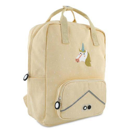 Mochila Grande em Algodão Reciclado — Ergónomica com Refletores e 7 Modelos de Animais a partir dos 3 Anos, Trixie