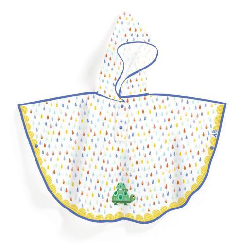 Capa de Chuva Infantil Turtle — Tamanho S, 3 a 5 Anos