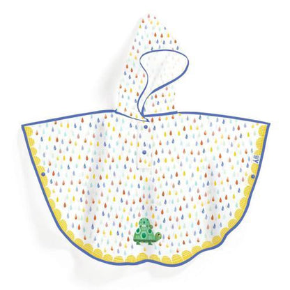 Capa de Chuva Infantil Turtle — Tamanho S, 3 a 5 Anos