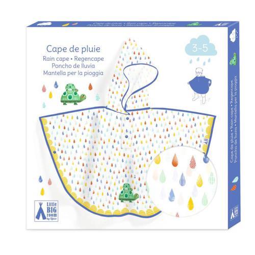 Capa de Chuva Infantil Turtle — Tamanho S, 3 a 5 Anos