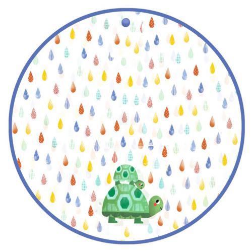Capa de Chuva Infantil Turtle — Tamanho S, 3 a 5 Anos