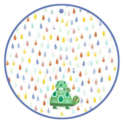 Capa de Chuva Infantil Turtle — Tamanho S, 3 a 5 Anos