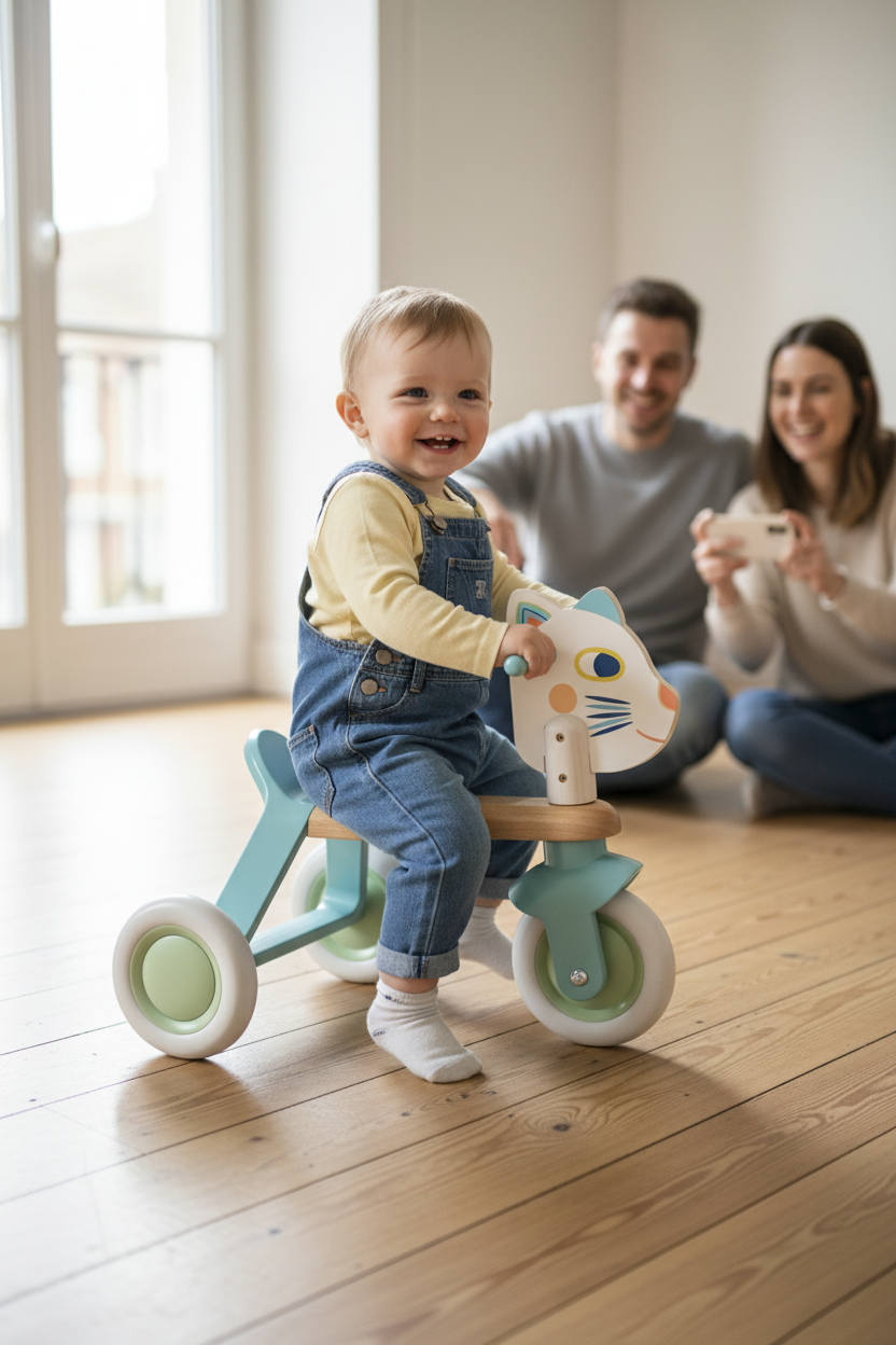 Triciclo Andador BabyScooti — UGC bebé a andar