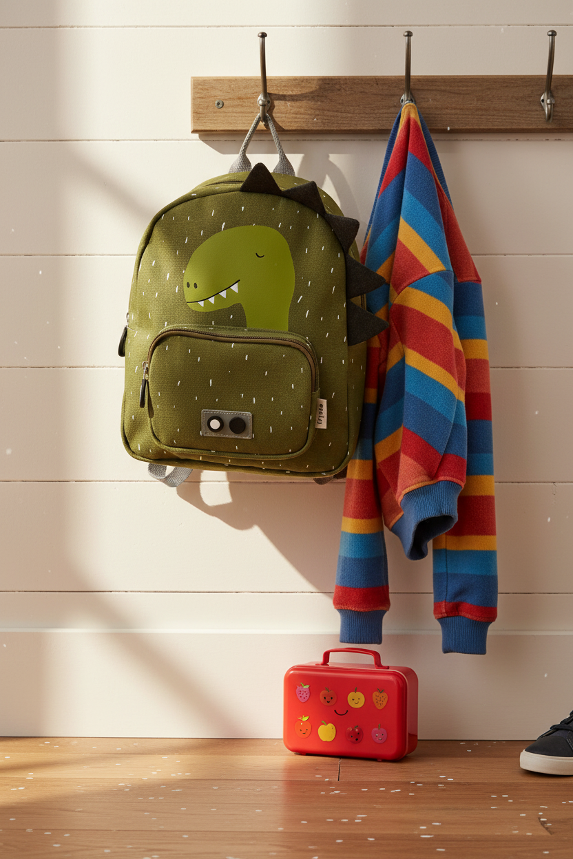 Mochila Média Trixie — Lifestyle cabide escolar