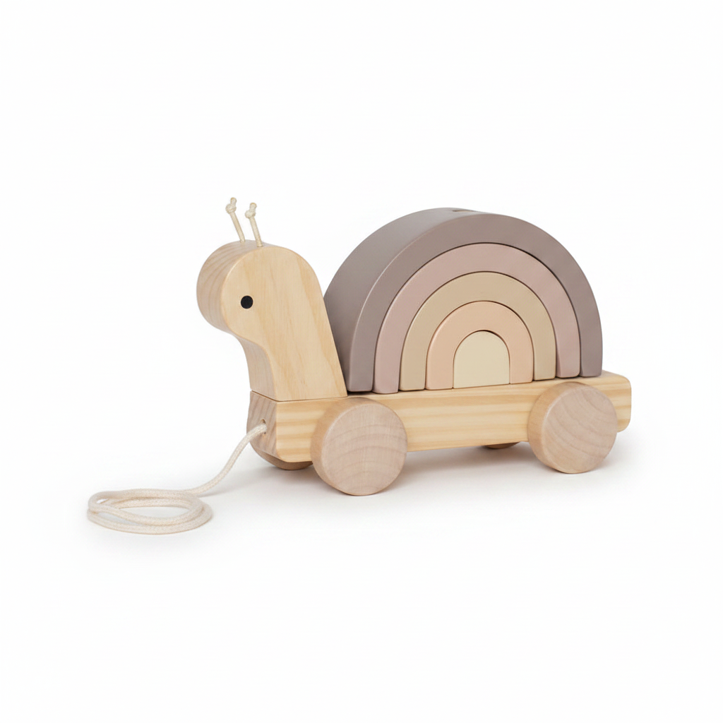 Caracol Arrastar Jabadabado — Packshot e-commerce fundo branco