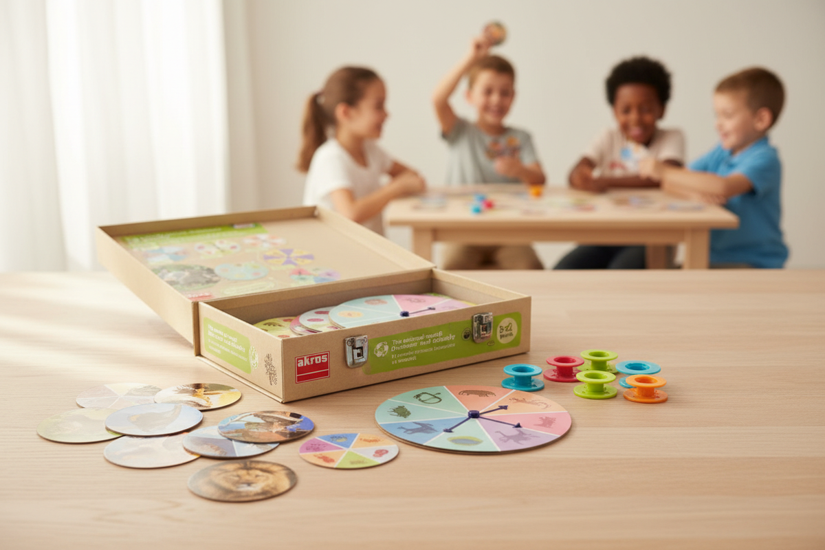 Jogo O Mundo Animal — Lifestyle caixa aberta em mesa