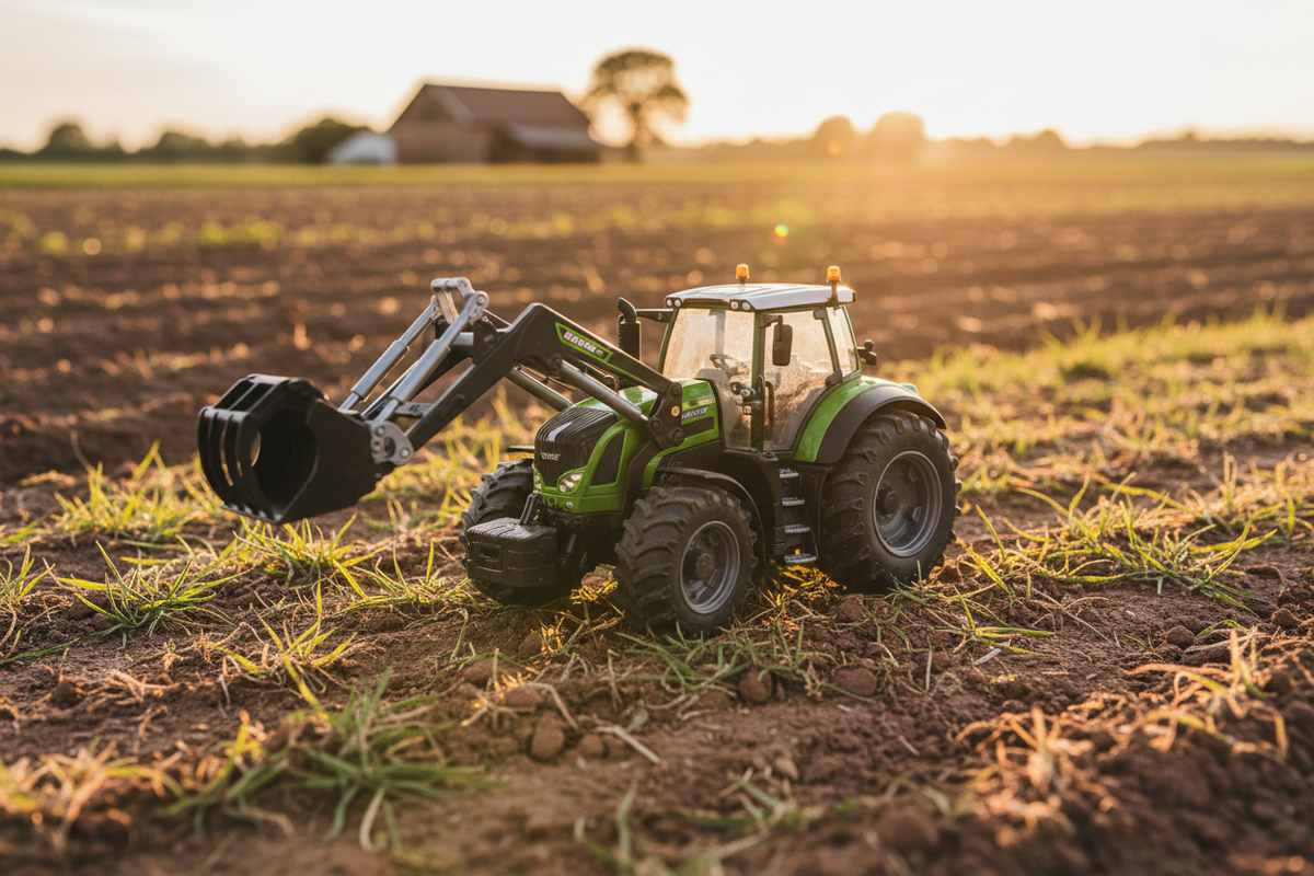 Trator Deutz 8280 TTV Bruder - Contexto quinta