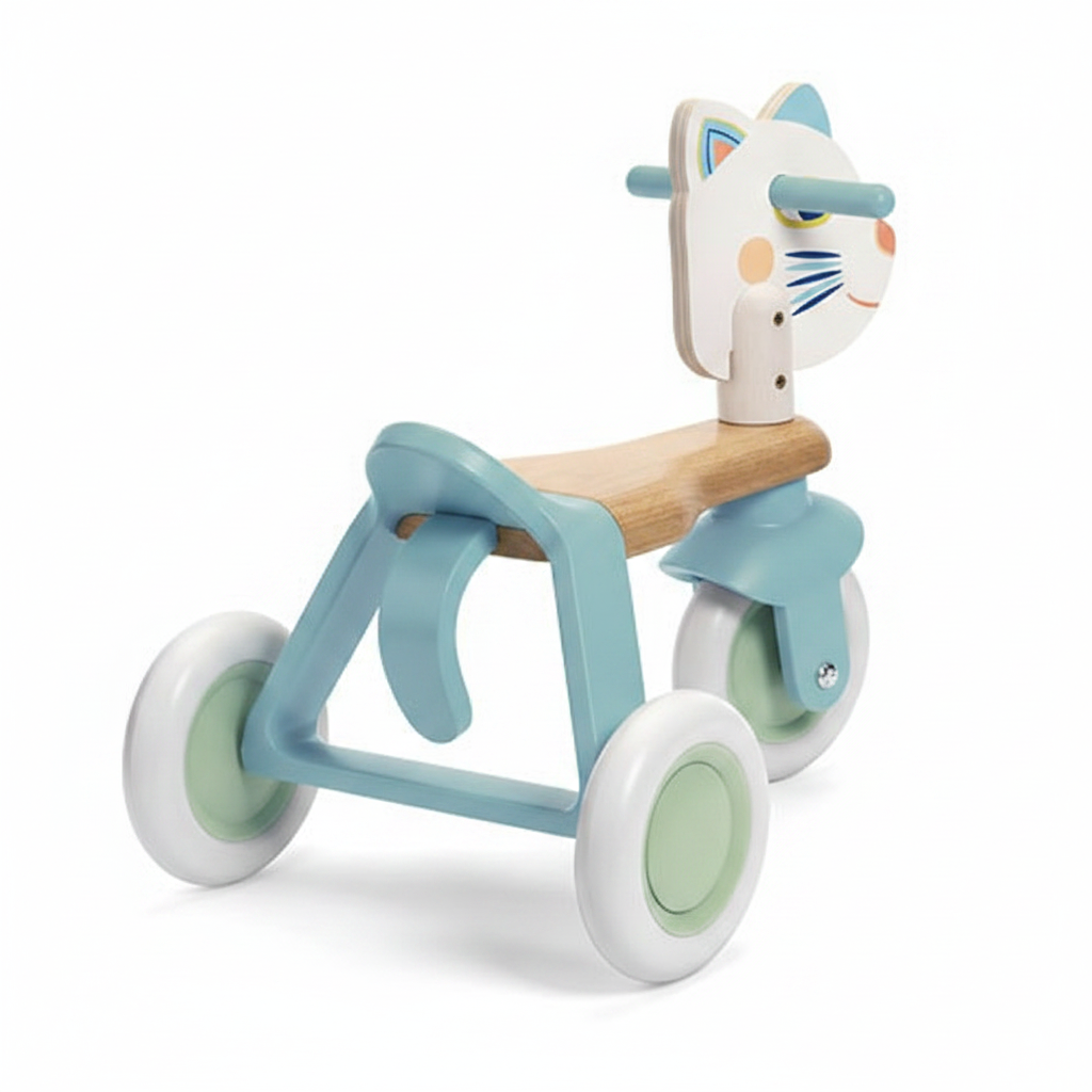 Triciclo Andador BabyScooti — Packshot traseira 3/4