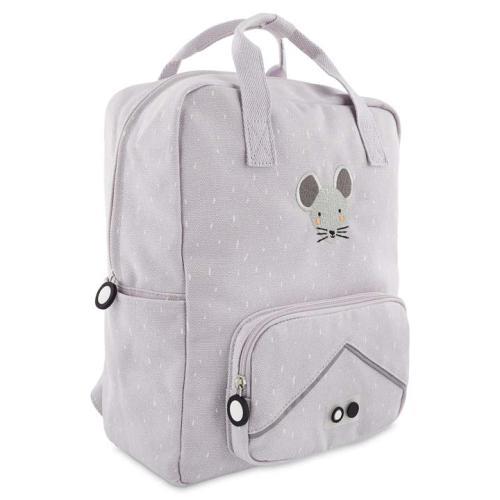 Mochila Grande em Algodão Reciclado — Ergónomica com Refletores e 7 Modelos de Animais a partir dos 3 Anos, Trixie