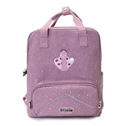 Mochila Grande em Algodão Reciclado — Ergónomica com Refletores e 7 Modelos de Animais a partir dos 3 Anos, Trixie