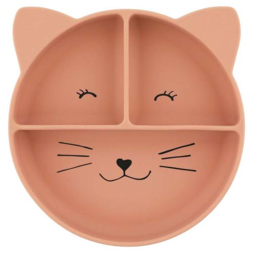 Prato de Silicone com divisórias e Ventosa - Mrs. Cat- Trixie